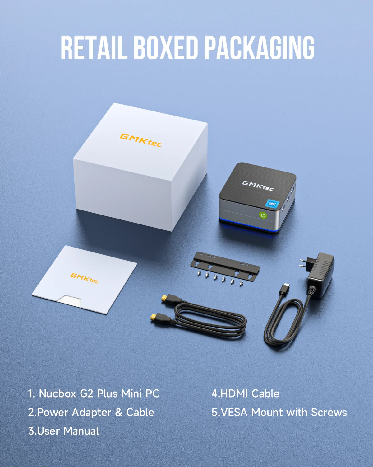 GMKtec G2 Gaming Mini PC - Intel N100 12th Gen | Windows 11 Pro | 12GB DDR5 RAM, 512GB SSD | WiFi 6 Desktop Computer