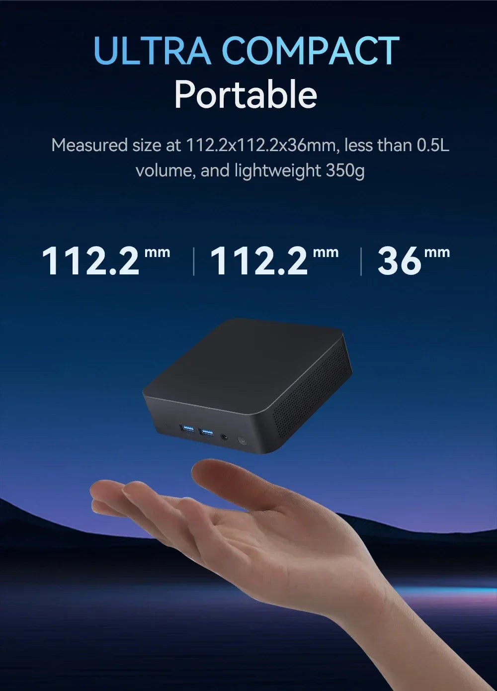 Gaming Mini PC - Intel N5095A Processor | Windows 11 | 16GB RAM, Up to 2TB SSD | WiFi 6 Desktop Computer