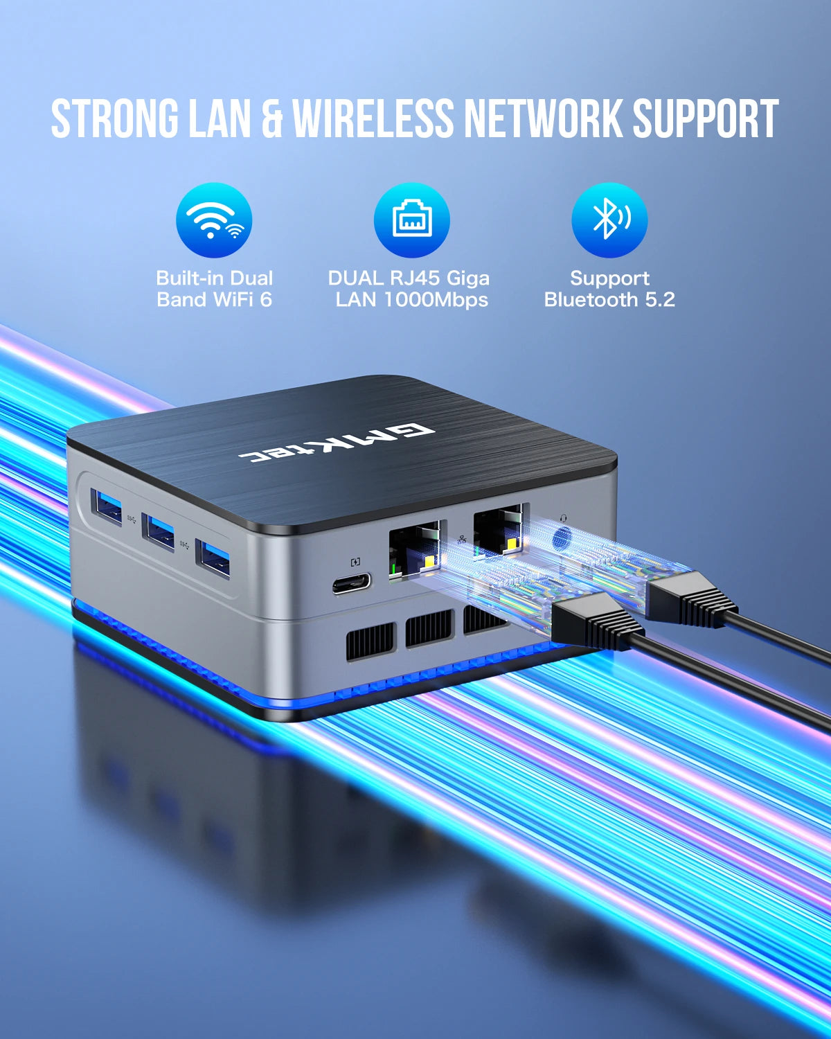 GMKtec G2 Gaming Mini PC - Intel N100 12th Gen | Windows 11 Pro | 12GB DDR5 RAM, 512GB SSD | WiFi 6 Desktop Computer